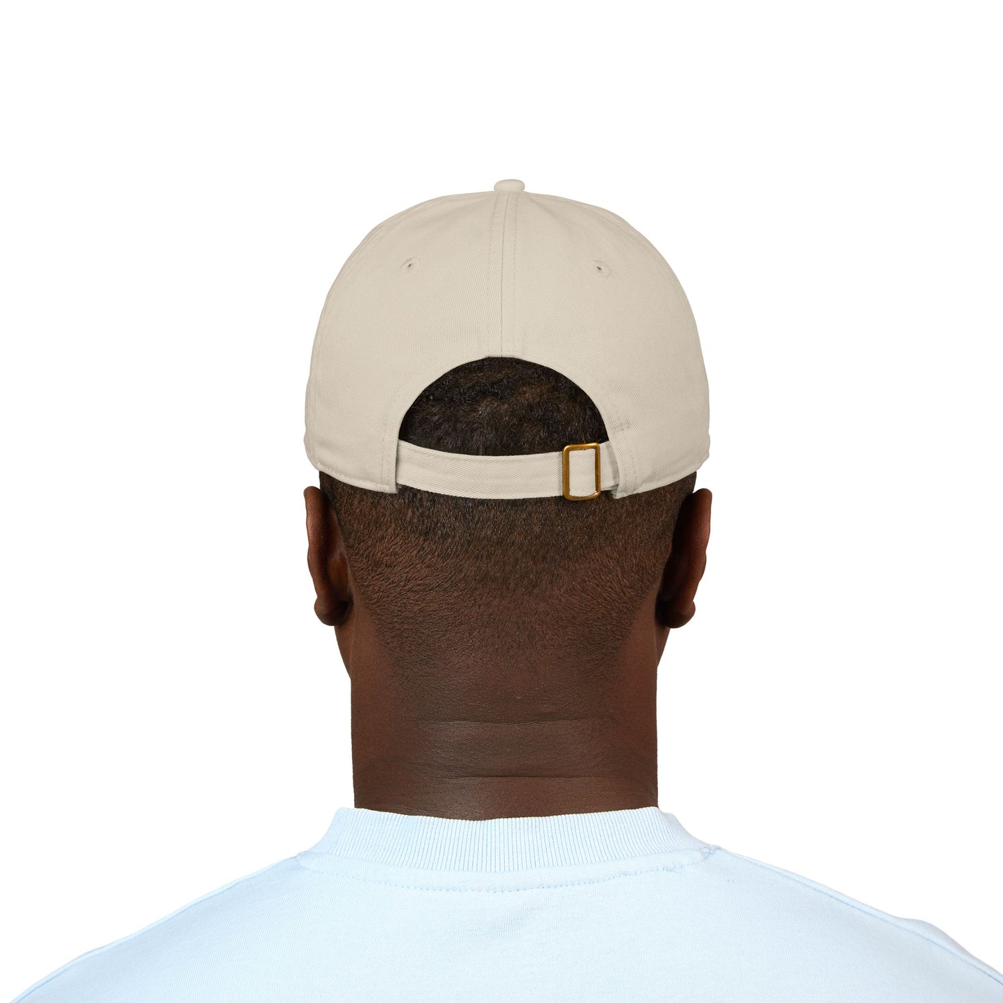 Embroidered ‘Hearth & Tides’ Organic Baseball Cap — Minimal Coastal Cotton Hat