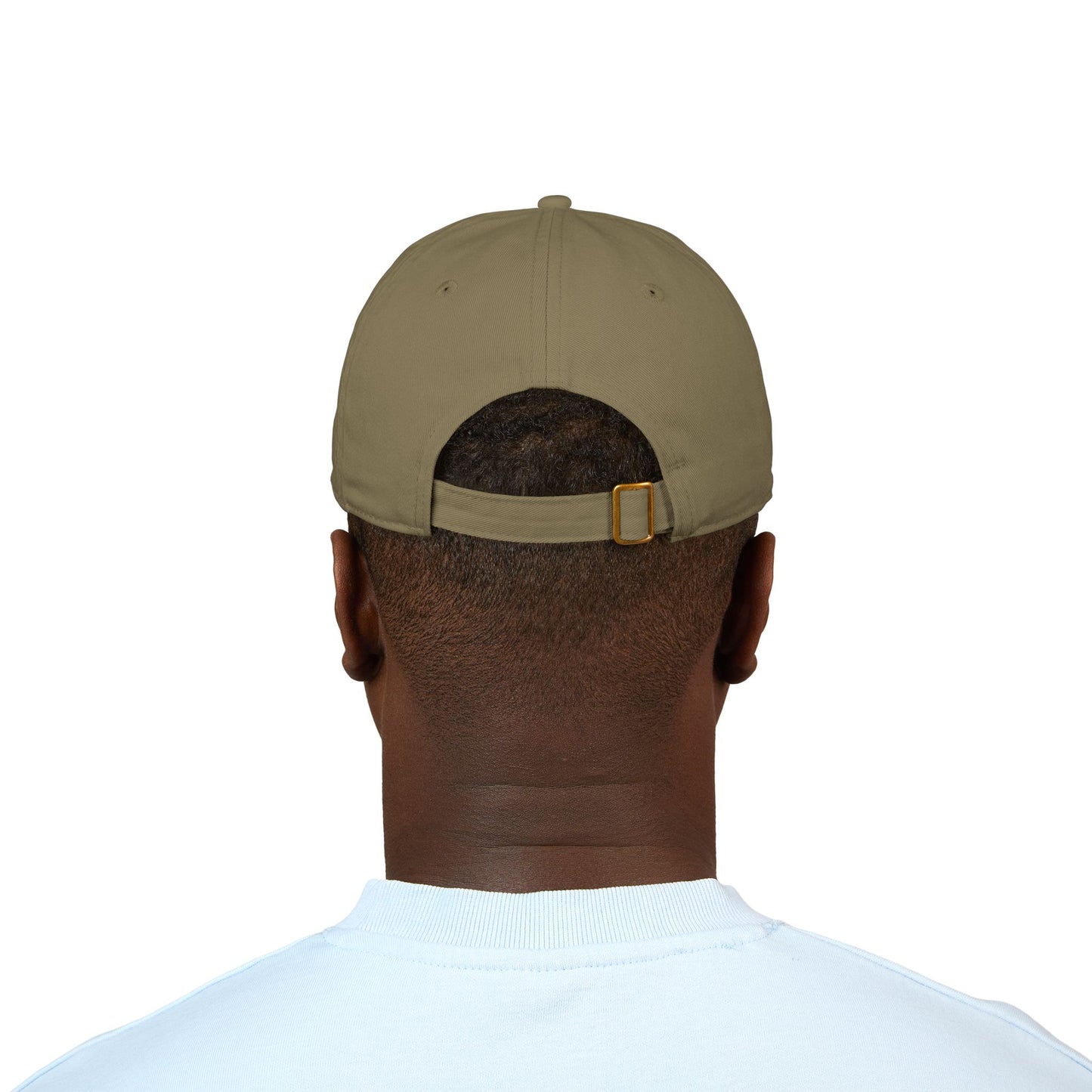 Embroidered ‘Hearth & Tides’ Organic Baseball Cap — Minimal Coastal Cotton Hat