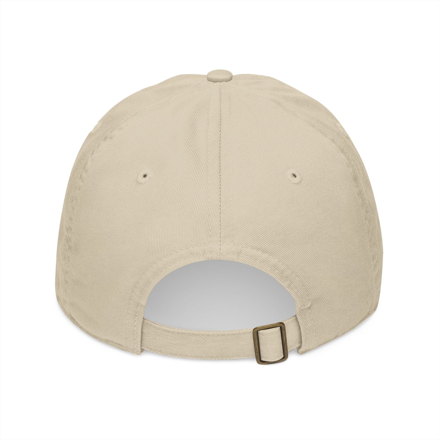 Embroidered ‘Hearth & Tides’ Organic Baseball Cap — Minimal Coastal Cotton Hat