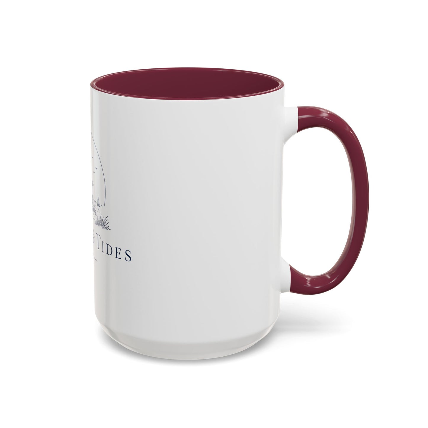 Hearth & Tides Ceramic Mug — Coastal Cottage Coffee Cup (11oz/15oz)