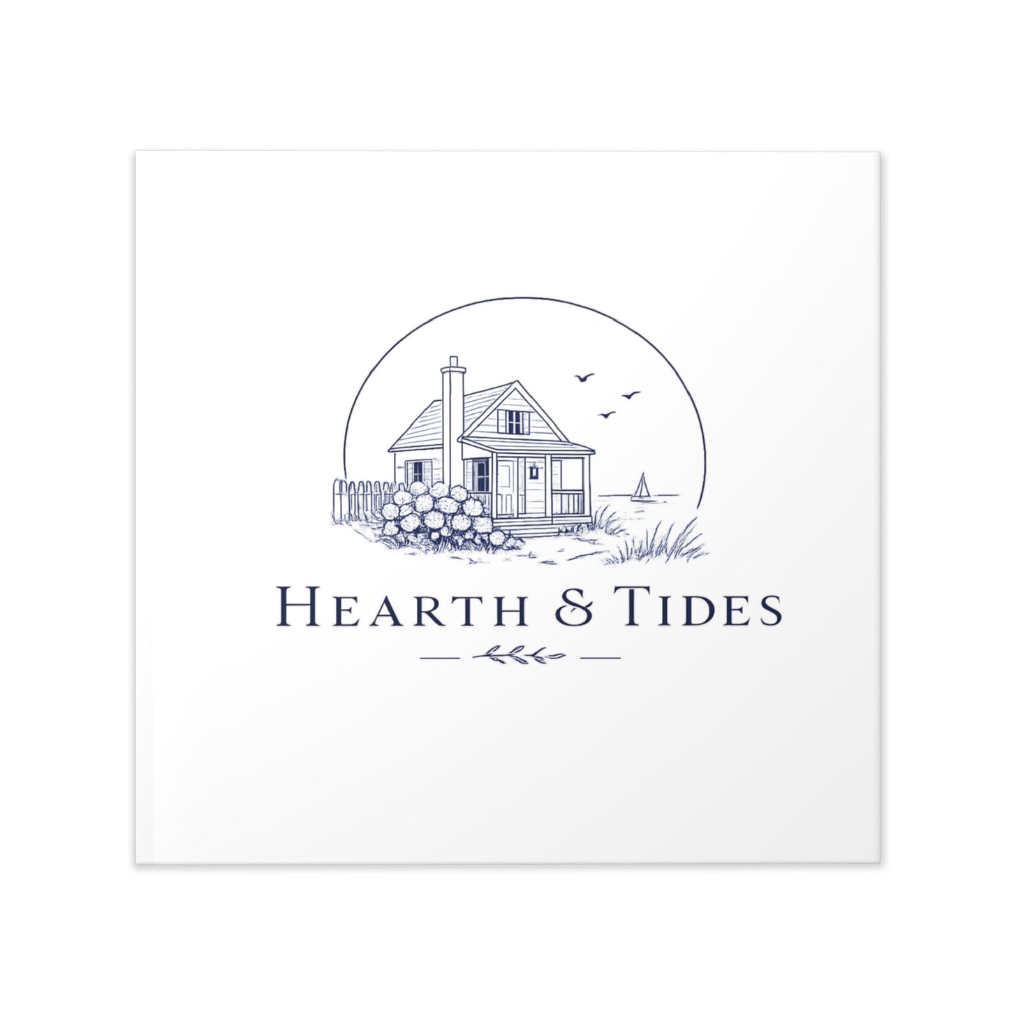 Hardcover Photo Book — 'Hearth & Tides' Coastal Cottage Keepsake