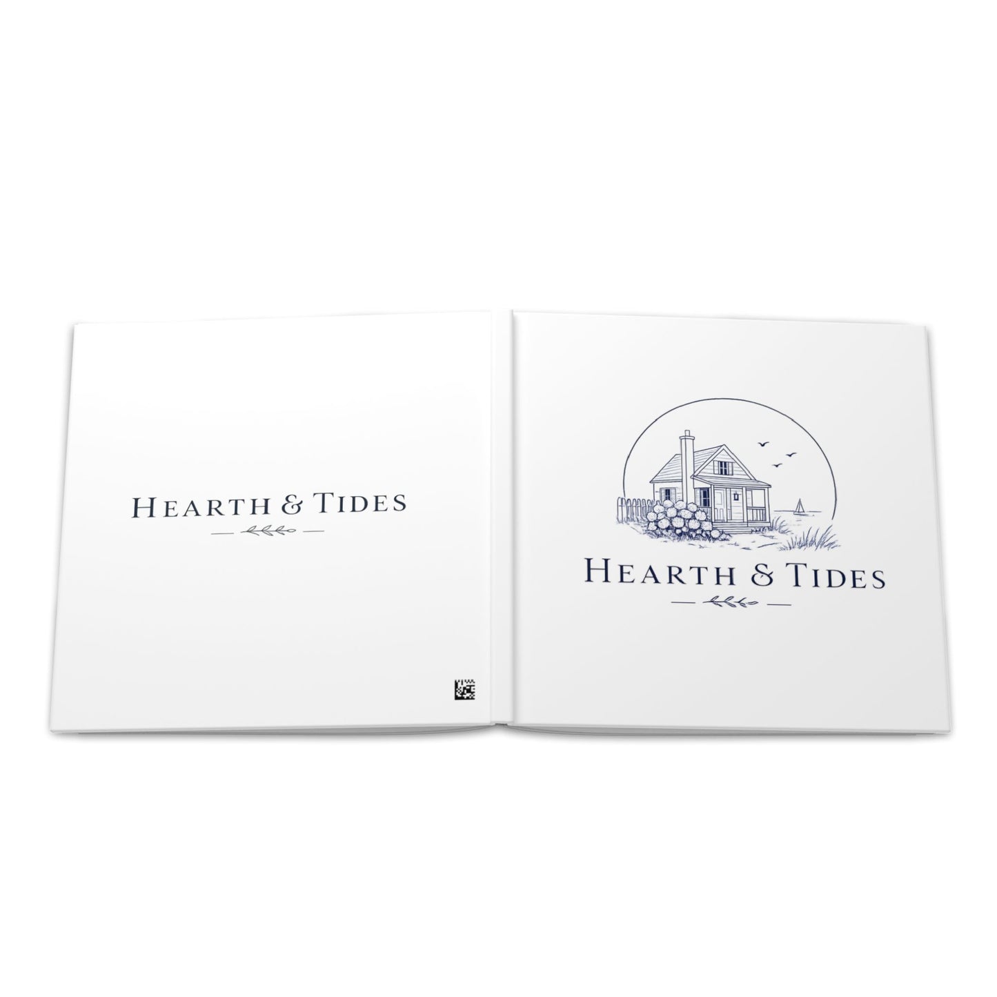 Hardcover Photo Book — 'Hearth & Tides' Coastal Cottage Keepsake