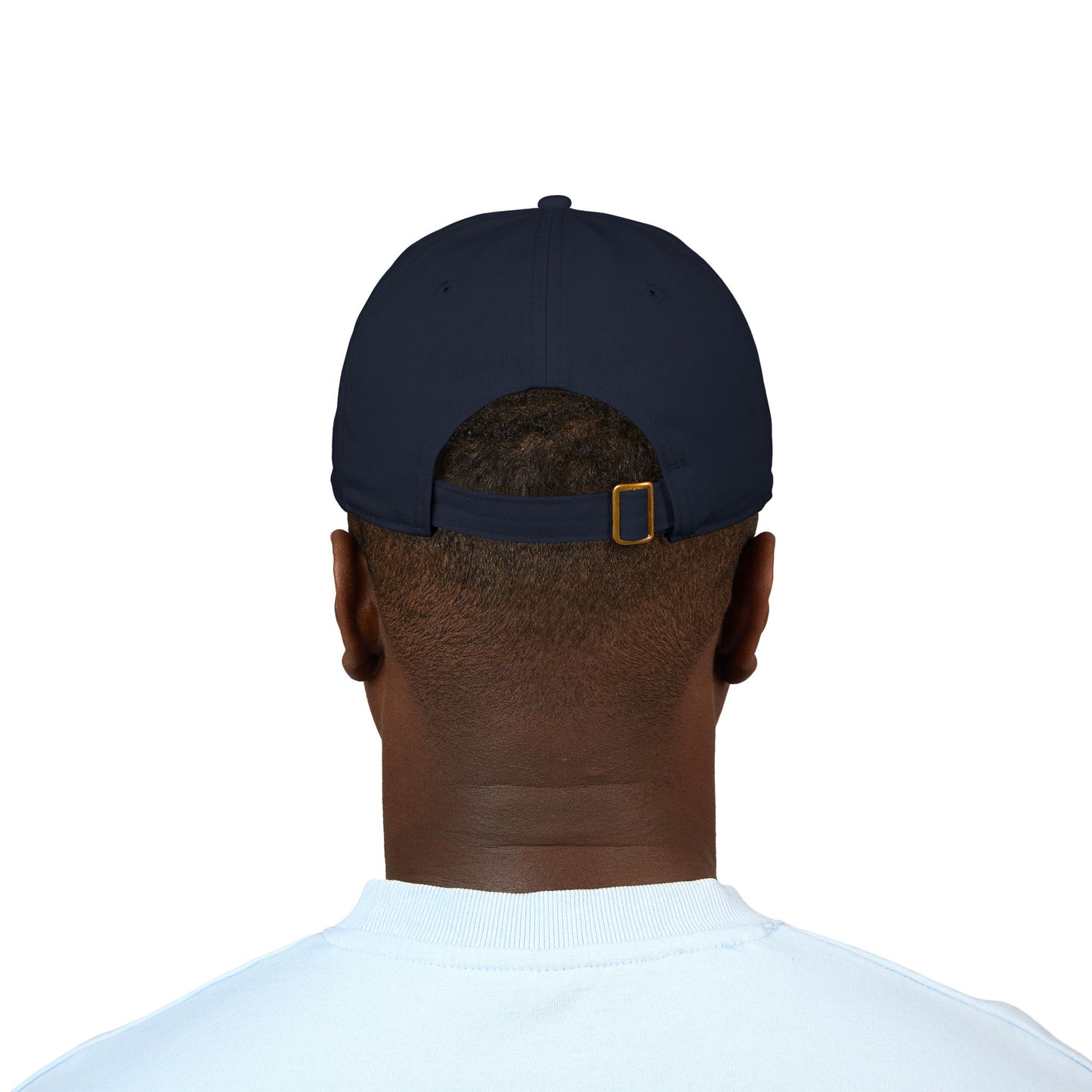 Embroidered ‘Hearth & Tides’ Organic Baseball Cap — Minimal Coastal Cotton Hat
