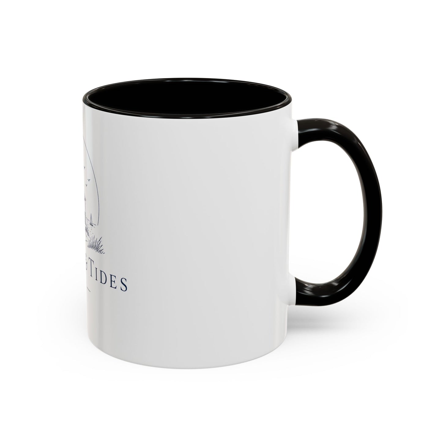 Hearth & Tides Ceramic Mug — Coastal Cottage Coffee Cup (11oz/15oz)