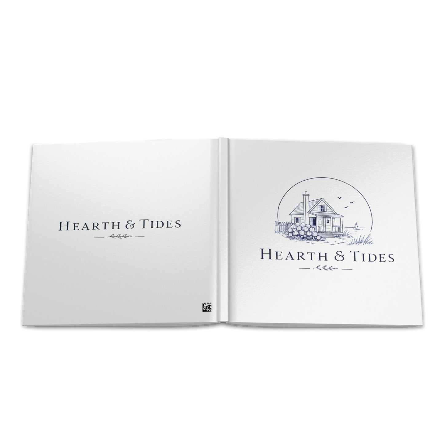 Hardcover Photo Book — 'Hearth & Tides' Coastal Cottage Keepsake