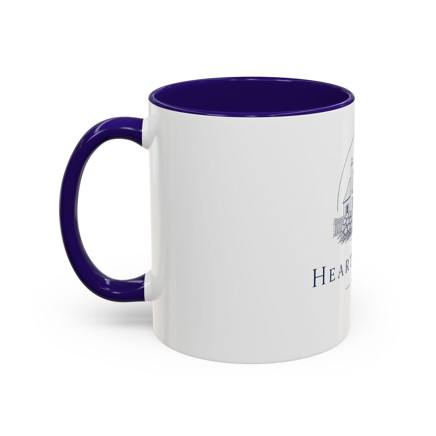 Hearth & Tides Ceramic Mug — Coastal Cottage Coffee Cup (11oz/15oz)