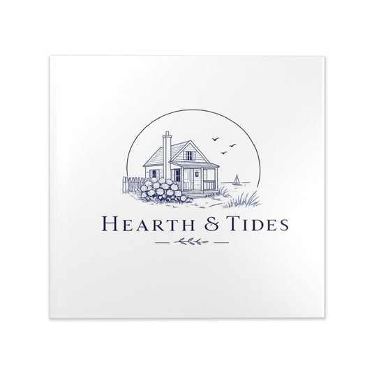 Hardcover Photo Book — 'Hearth & Tides' Coastal Cottage Keepsake