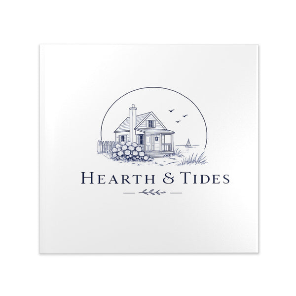 Hardcover Photo Book — 'Hearth & Tides' Coastal Cottage Keepsake