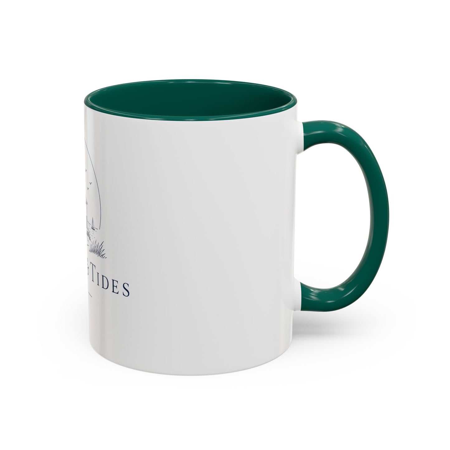 Hearth & Tides Ceramic Mug — Coastal Cottage Coffee Cup (11oz/15oz)