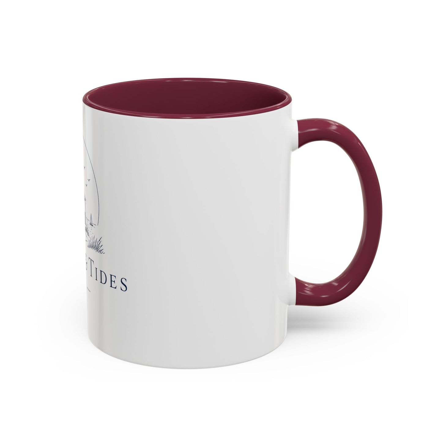 Hearth & Tides Ceramic Mug — Coastal Cottage Coffee Cup (11oz/15oz)